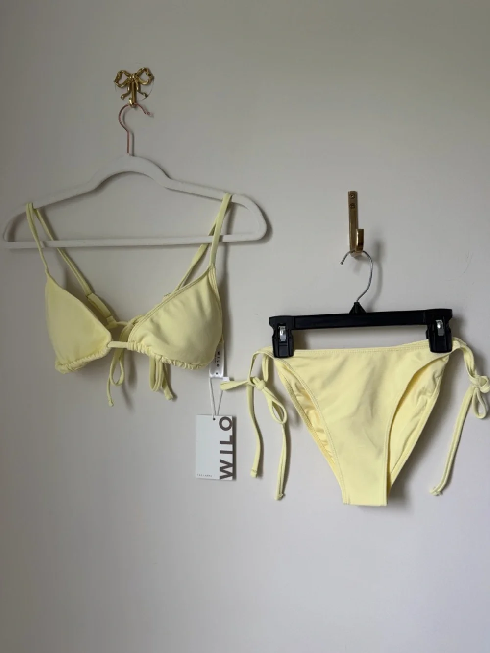 Light Yellow Bikini Set